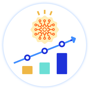 Icon of people representing technologically saavy millennials in the workforce