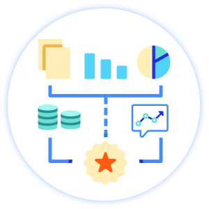 Icon of message chat representing the changes to the future of work